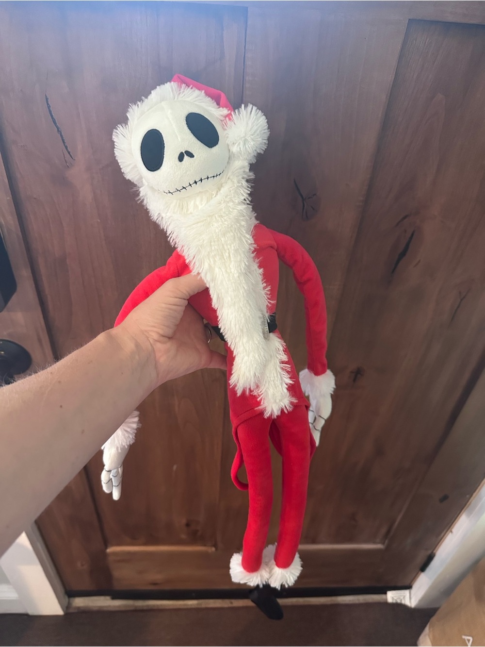 Large Nightmare Before Christmas Jack Skellington Santa Stuffed Toy - Kids Toys